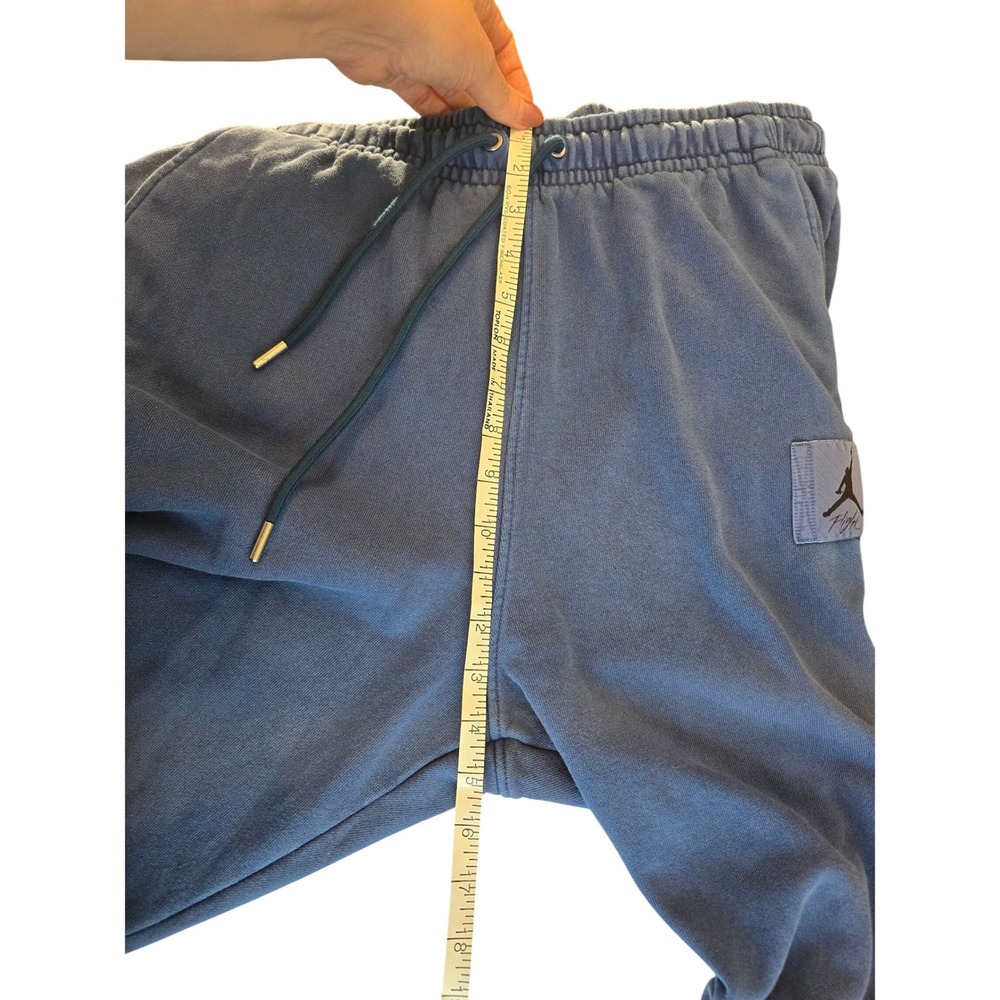 Jordan Streetwear Flight Fleece Sweatpants Mens Large Blue - Picture 10 of 12